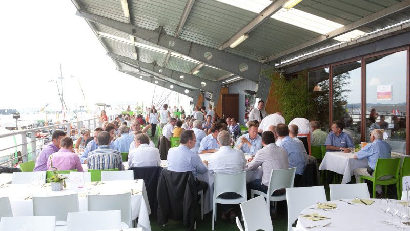 Terrasse dans le Brasserie du Grand Ring